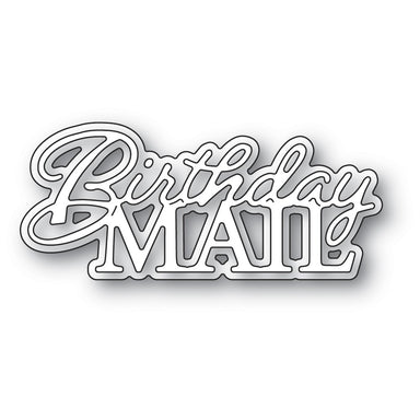 Memory Box Birthday Mail Posh Script Die