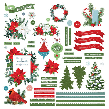 Photoplay Christmas Garden Card Kit Element Sticker
