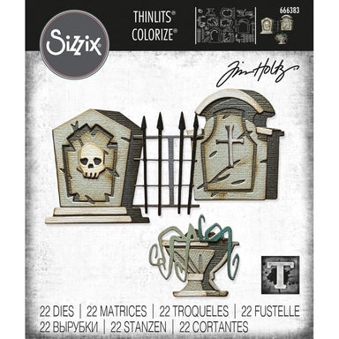 Sizzix Graveyard, Colorize Die By Tim Holtz