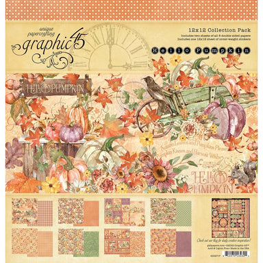 Graphic 45 Hello Pumpkin 12X12 Collection Pack