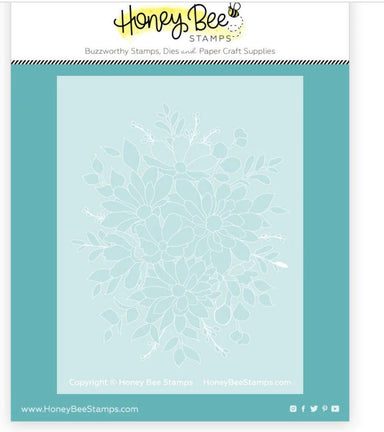 Honey Bee Stamps Daisy Layers Bouquet Stencils