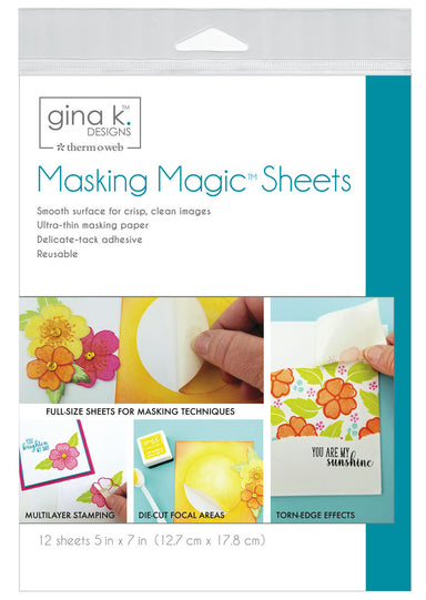 Gina K Masking Magic Sheets (12 Sheets)