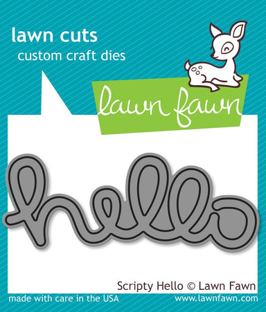Lawn Fawn Scripty Hello Die