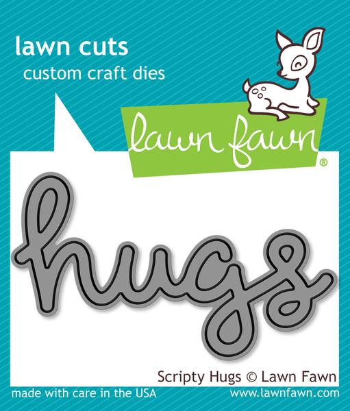 Lawn Fawn Scripty Hugs Die