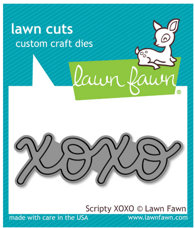 Lawn Fawn Scripty XOXO Die