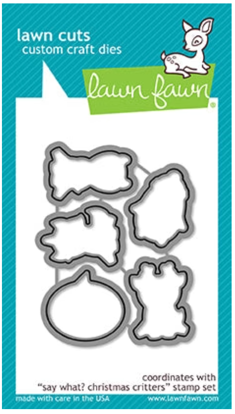 Lawn Fawn Say What? Christmas Critters Dies