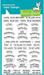Lawn Fawn Reveal Wheel Friends & Family Sentiments Stamp