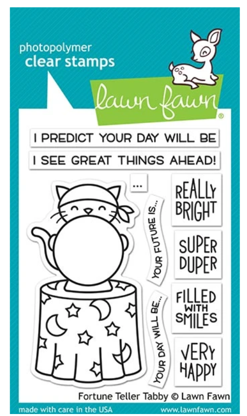 Lawn Fawn Fortune Teller Tabby Stamps
