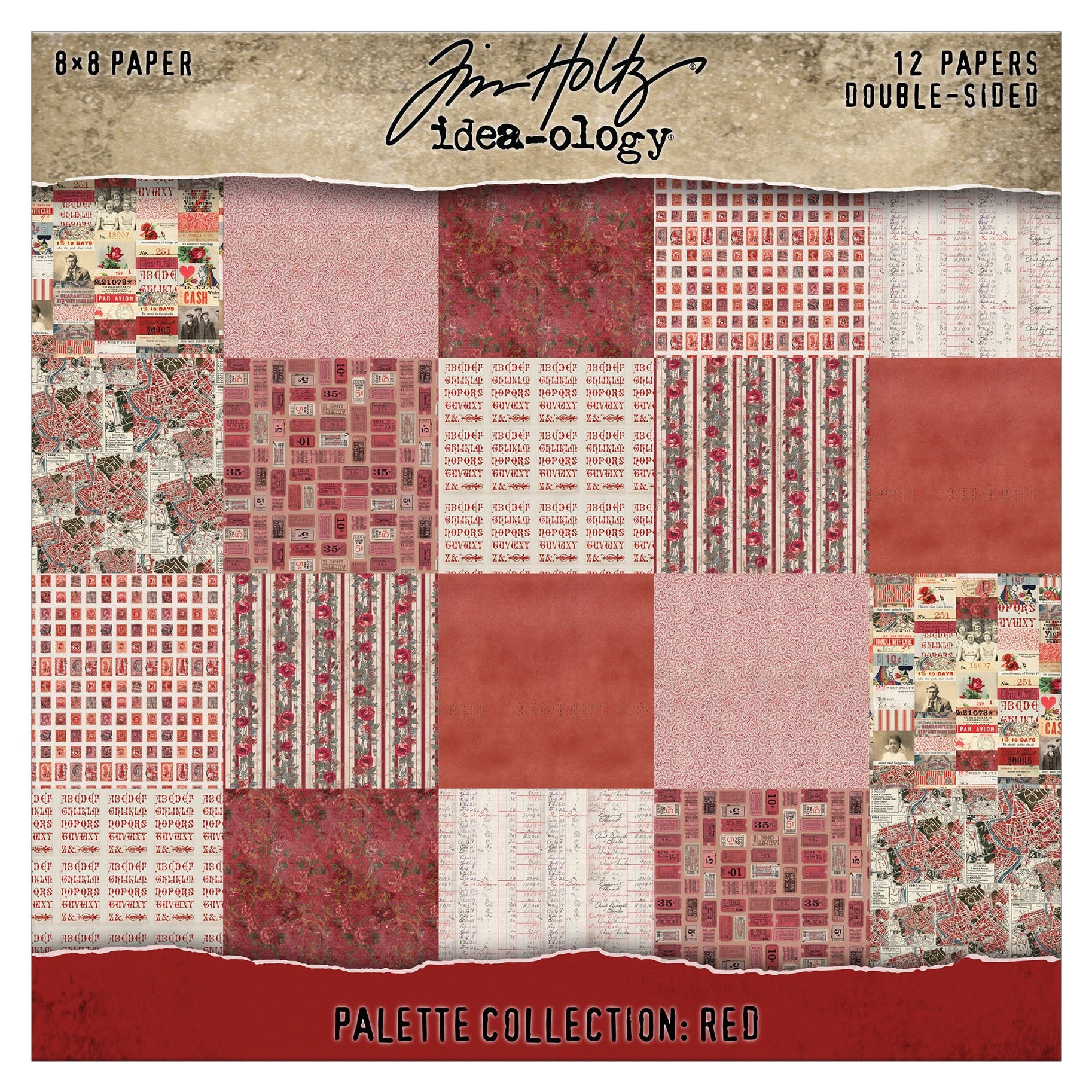 Idea-ology Palette Collection Reds By Tim Holtz