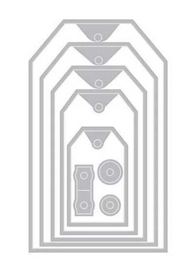 Hero Arts Nesting Tag Dies