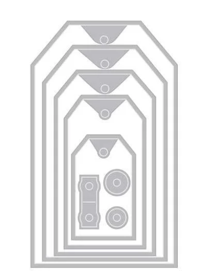 Hero Arts Nesting Tag Dies