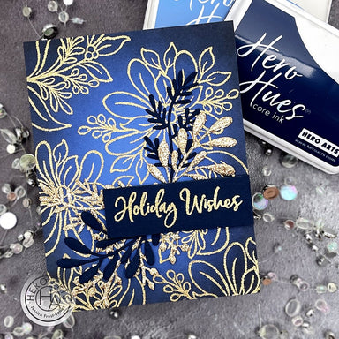 Hero Arts Merry Foliage Stamp/Die Bundle