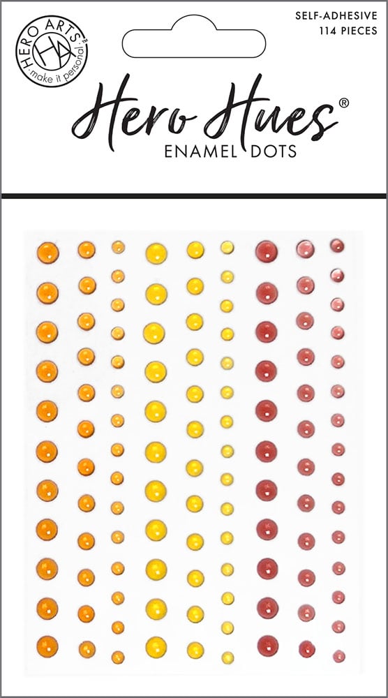 Hero Arts Hero Hues Translucent Sunset Enamel Dots
