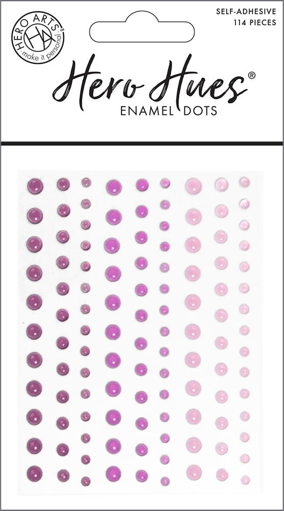 Hero Arts Hero Hues Translucent Pinks Enamel Dots