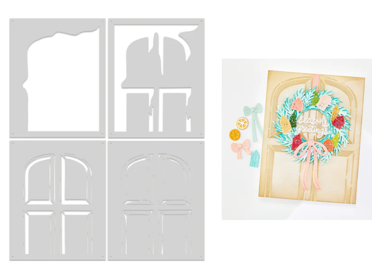 Hero Arts Front Door Stencils