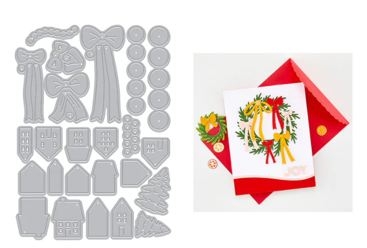 Hero Arts Winter Wreath Accessories Die