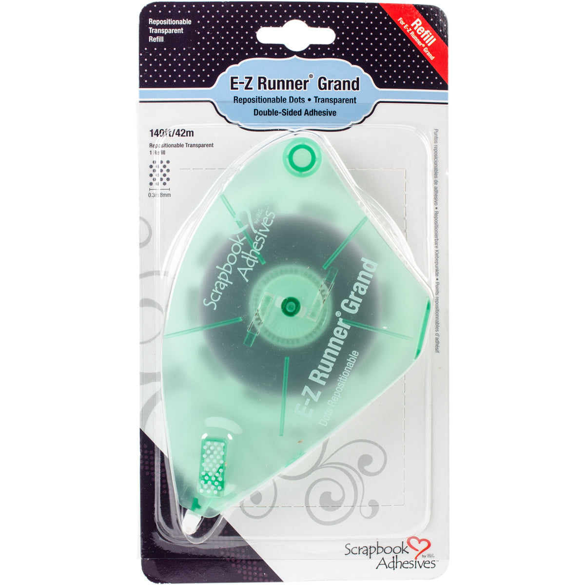 Scrapbook Adhesives E-Z Runner Grand Repositionable Dot Refill