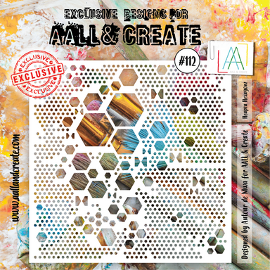 Aall & Create Stencil Heapza Hexagonz