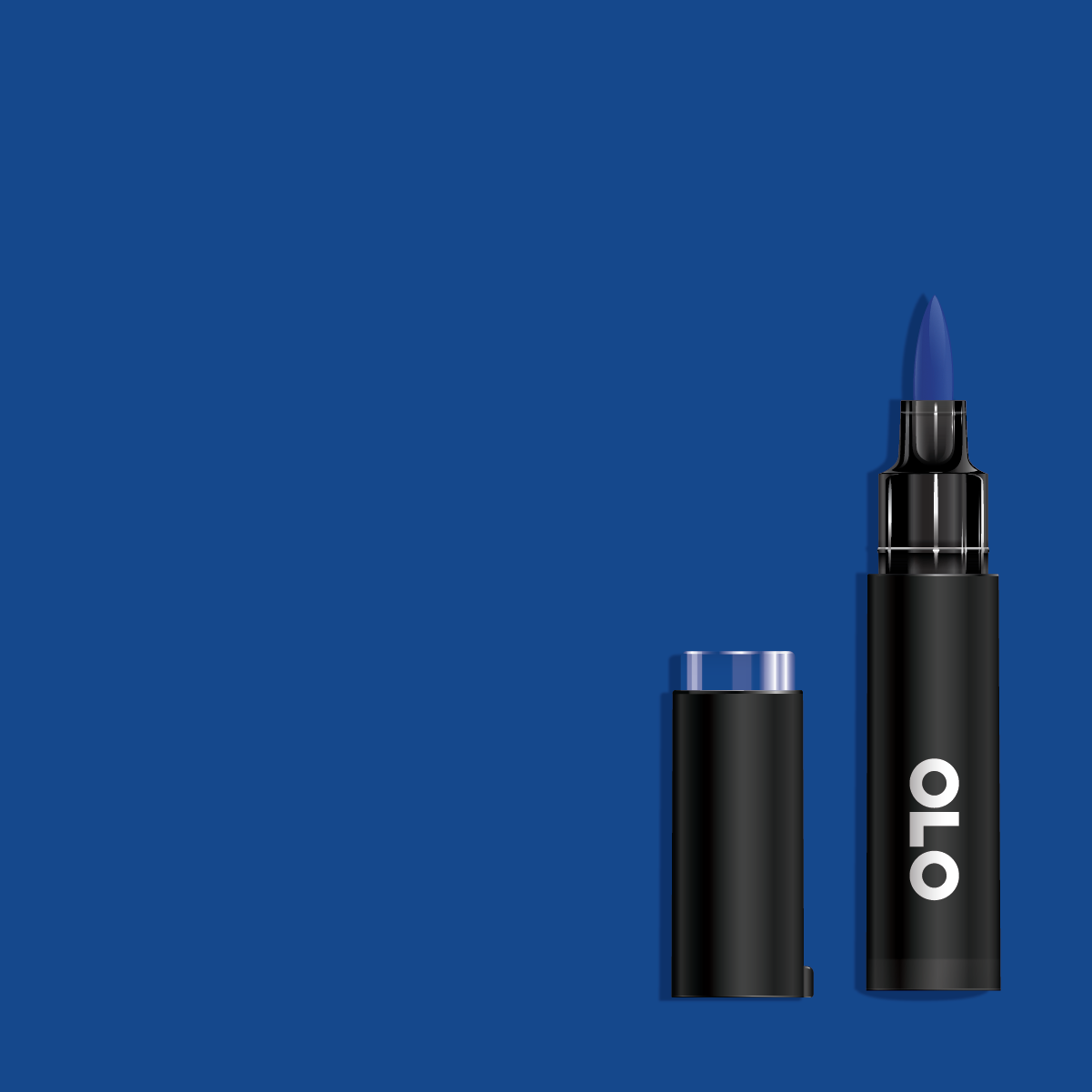 OLO Half Brush Marker B0.5 Blue Sapphire