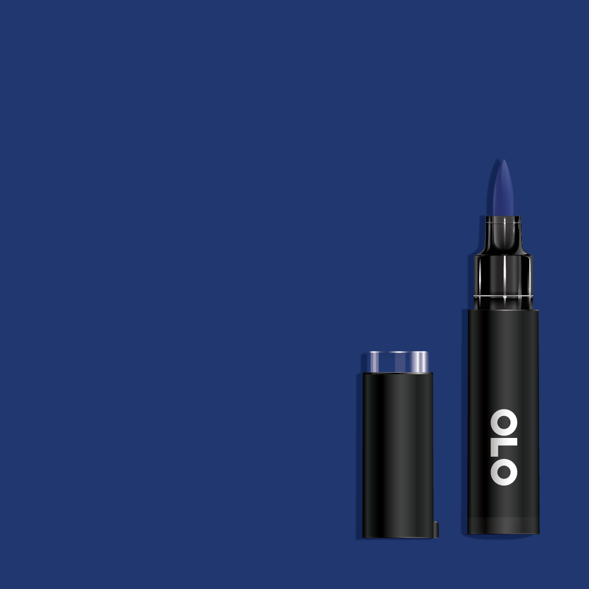 OLO Half Brush Marker B0.6 Lapis Lazuli