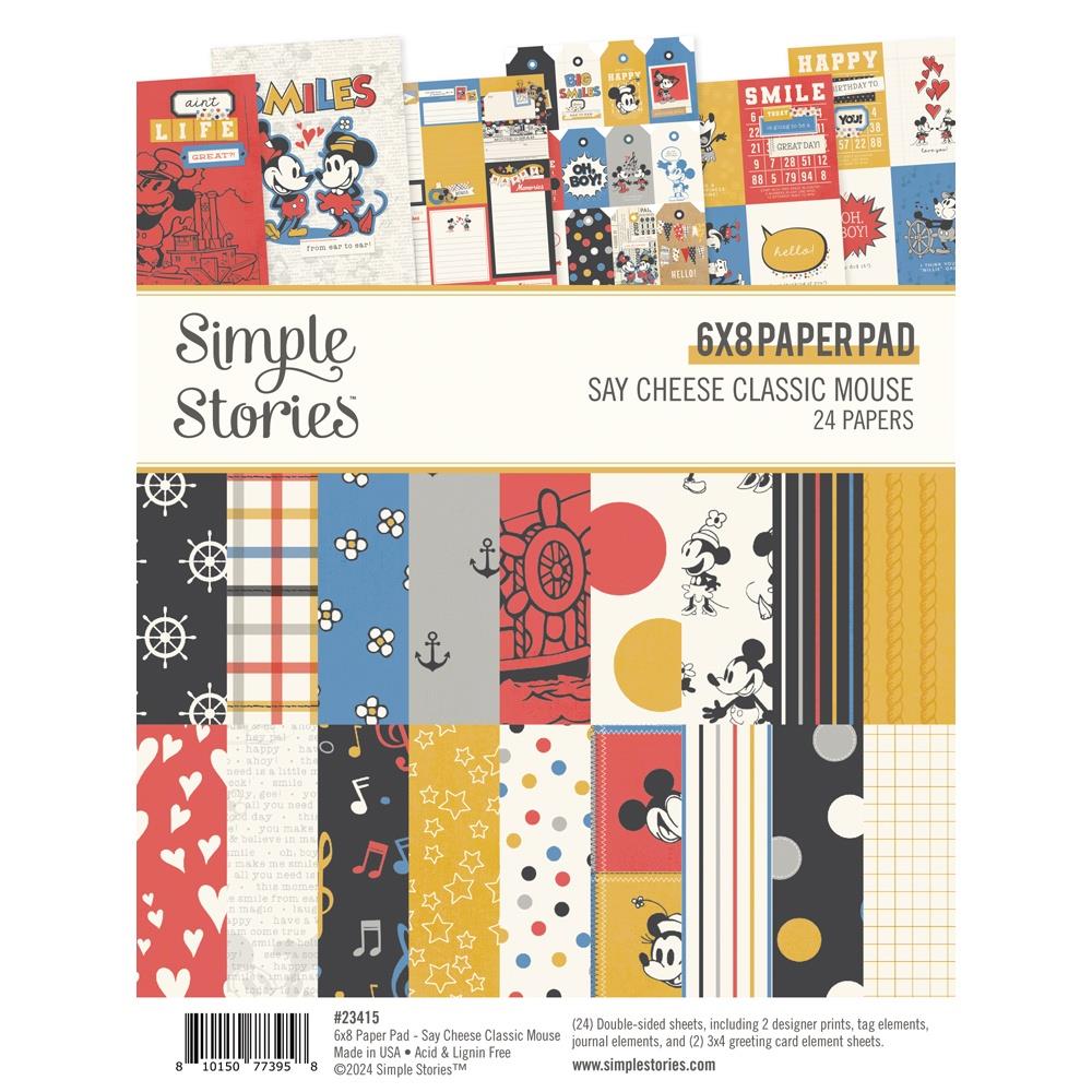 Simple Stories Say Cheese Classic Mouse 6X8 Paper Pad