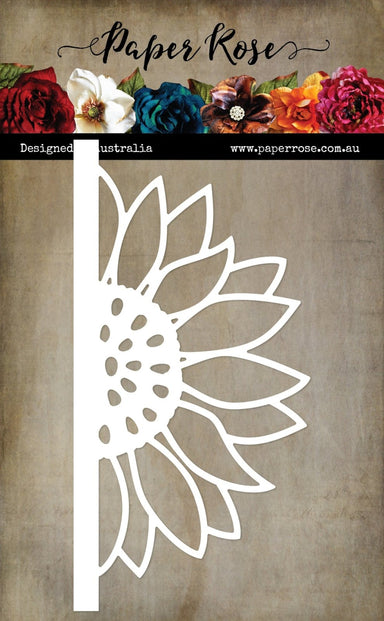 Paper Rose Sunflower Border Die
