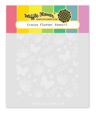 Waffle Flower Crocus Flutter Stencil