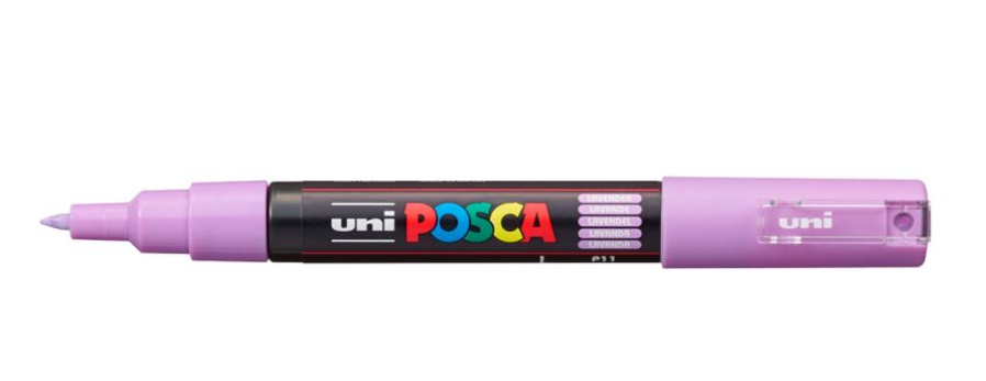 Posca 0.7mm Bullet Tip Xfine Pen Lavender