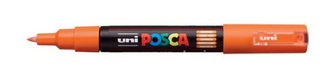Posca 0.7mm Bullet Pen Xfine Orange