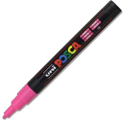 Posca Paint Marker Extra Fine Tip, Pink
