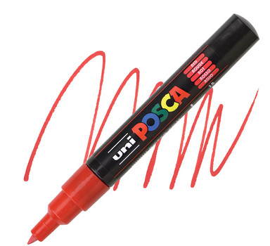 Posca 0.7 MM Pen Red