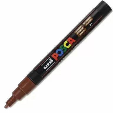 Posca Paint Pen Extra Fine Bullet Tip, Brown