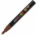 Posca Paint Pen Extra Fine Bullet Tip, Brown