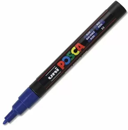 Posca Extra Fine Bullet Tip Marker Blue