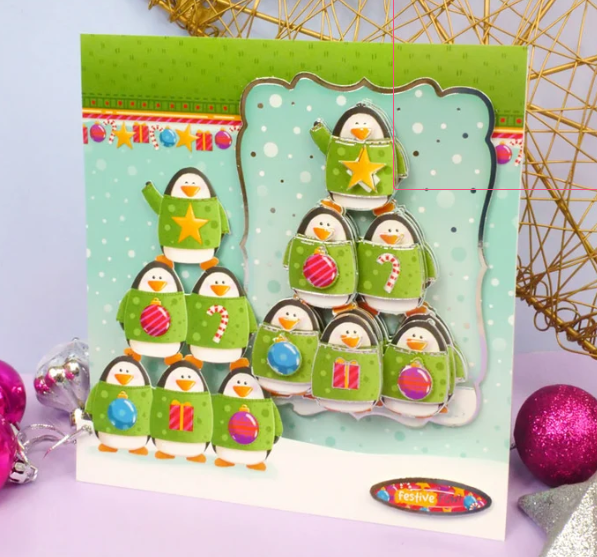 Hunkydory Penguin Tree Adorable Scorable
