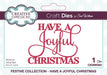 Creative Expressions Have A Joyful Christmas Die