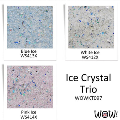 Wow Ice Crystal Embossing Powder Trio