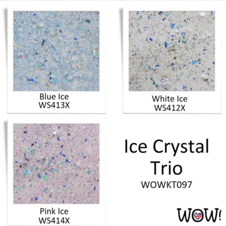 Wow Ice Crystal Embossing Powder Trio