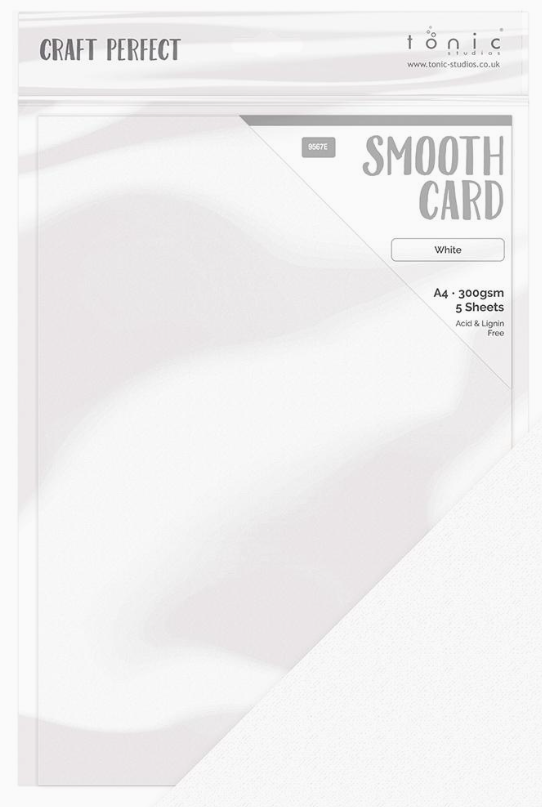Tonic Craft Perfect Bright White A4 Sized Cardstock 5PKG
