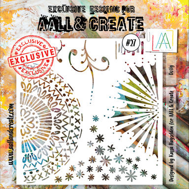 Aall & Create Doily Stencil 6X6"