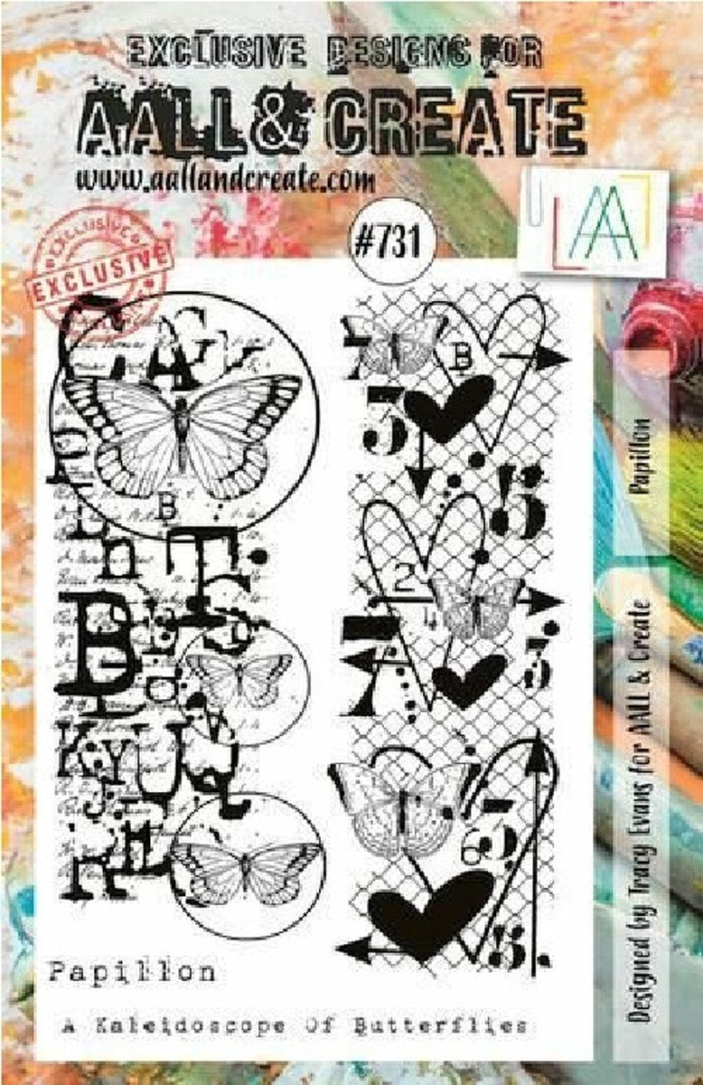 Aall & Create Papillon Clear Stamp