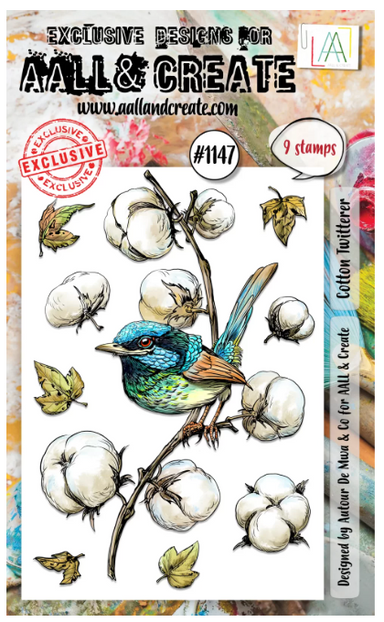 Aall & Create Cotton Twitterer Clear Stamp