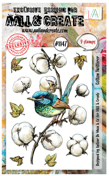 Aall & Create Cotton Twitterer Clear Stamp