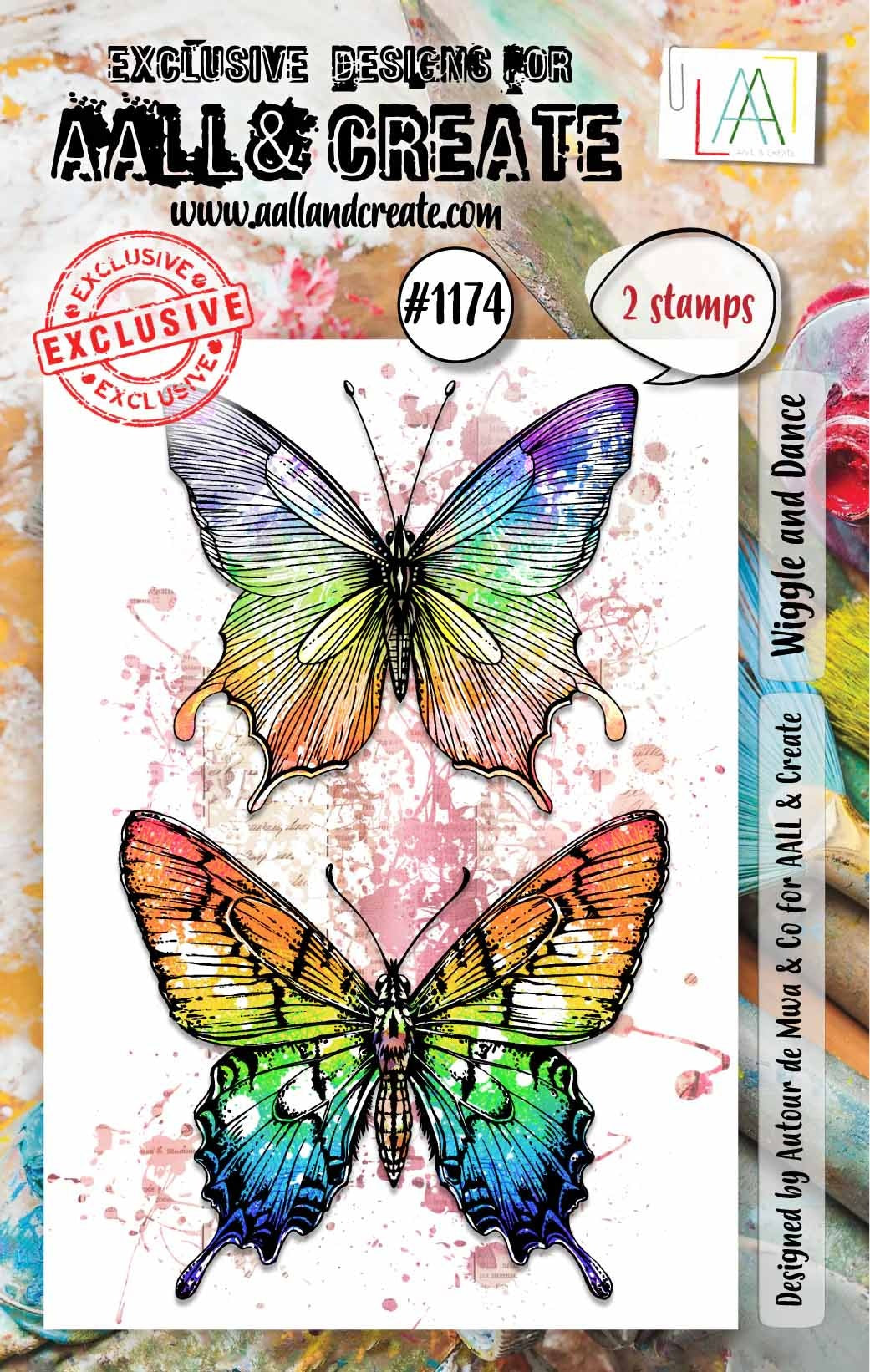 Aall & Create Wiggle & Dance Clear Stamp
