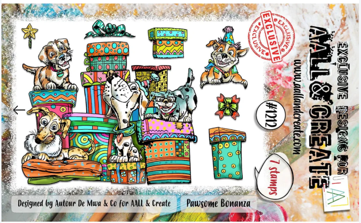 Aall & Create Pawsome Bonanza Clear Stamp