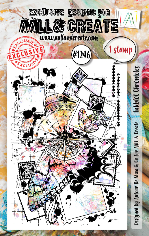 Aall & Create Inkblot Chronicles Clear Stamp