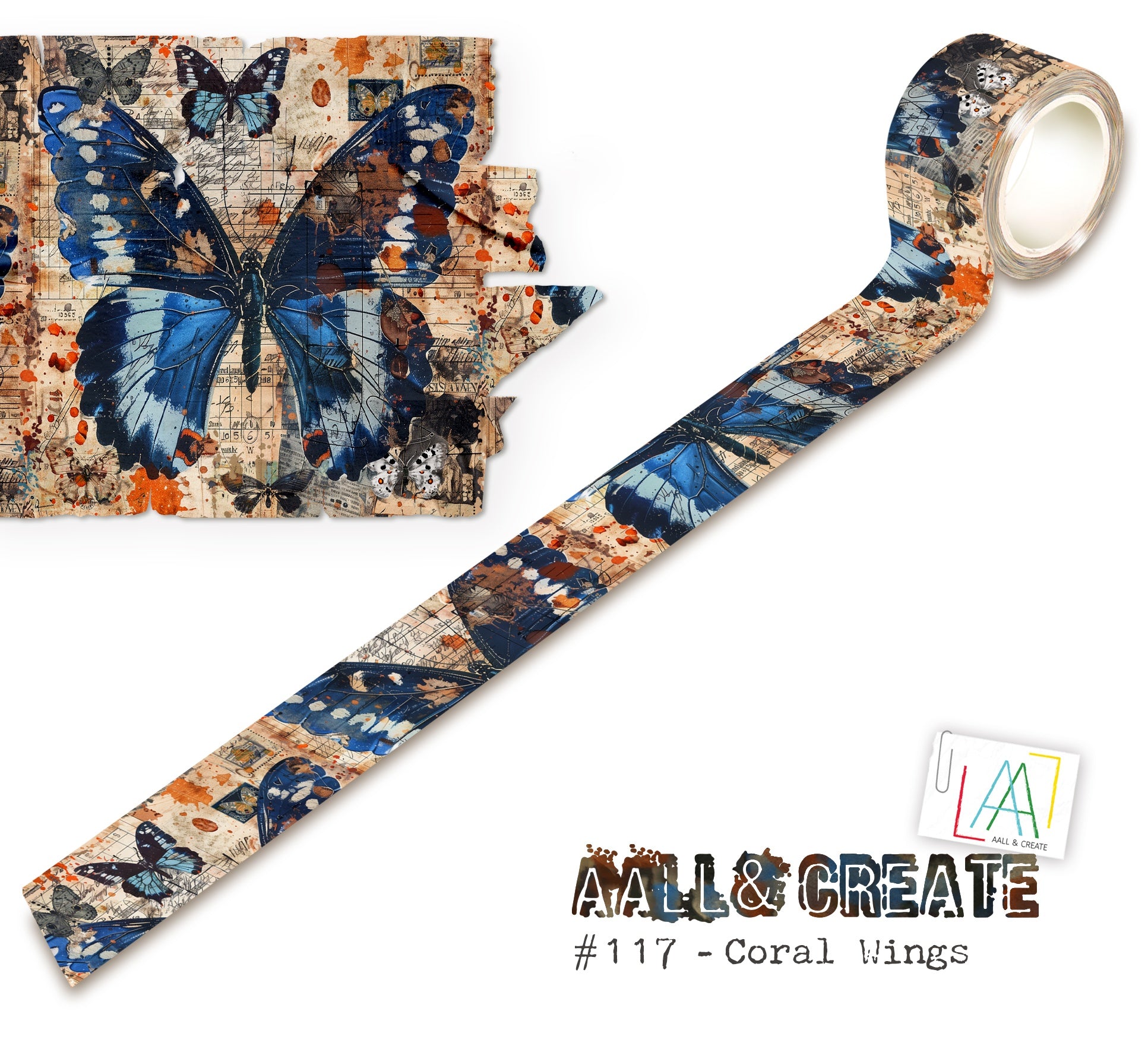 Aall & Create Coral Wings Layer It Up Washi Tape