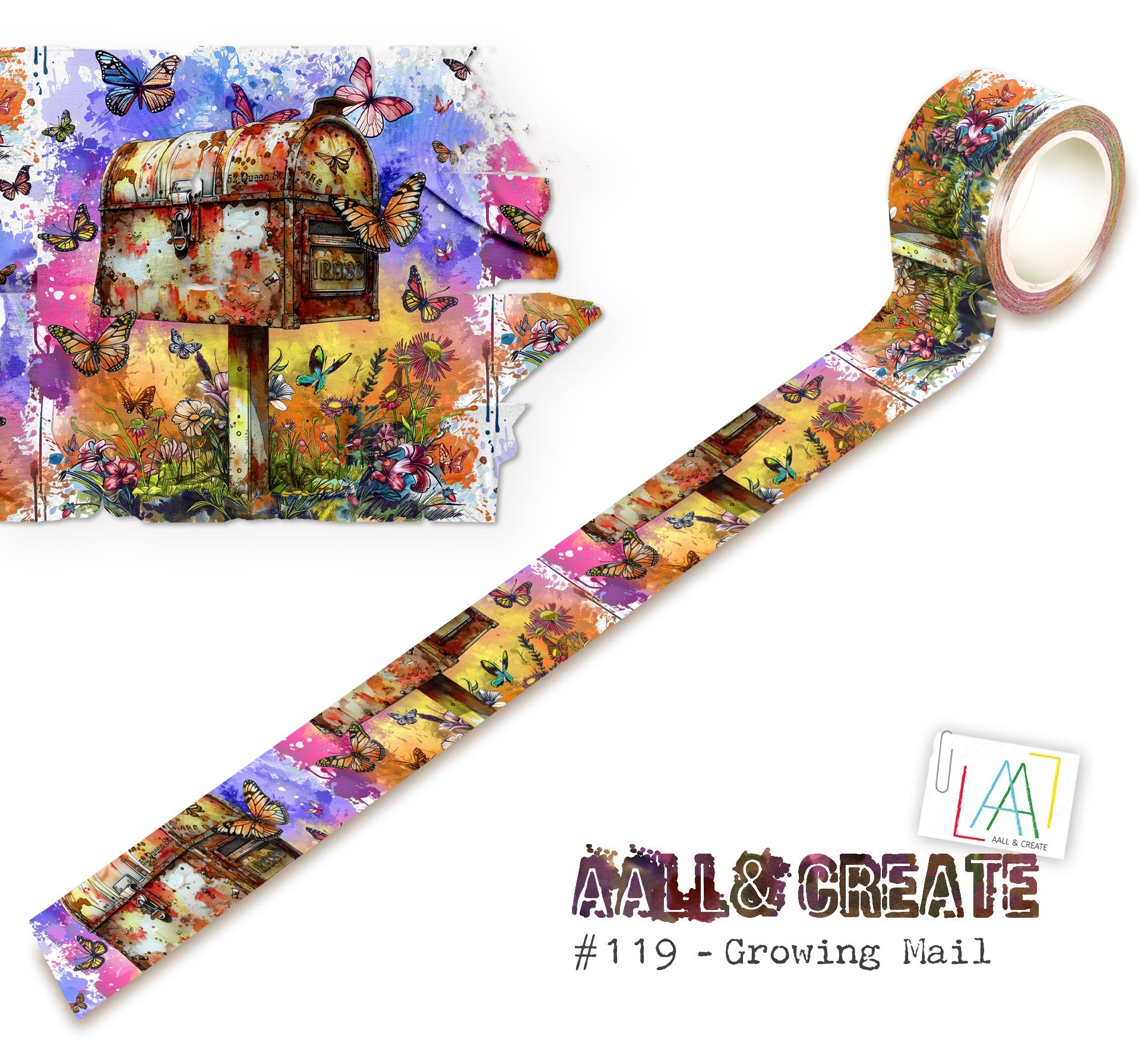 Aall & Create Growing Mail Washi