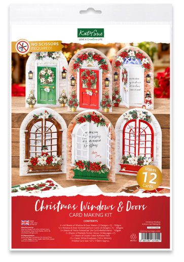 Katy Sue Christmas Windows & Doors Card Making Kit