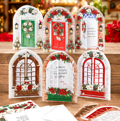Katy Sue Christmas Windows & Doors Card Making Kit